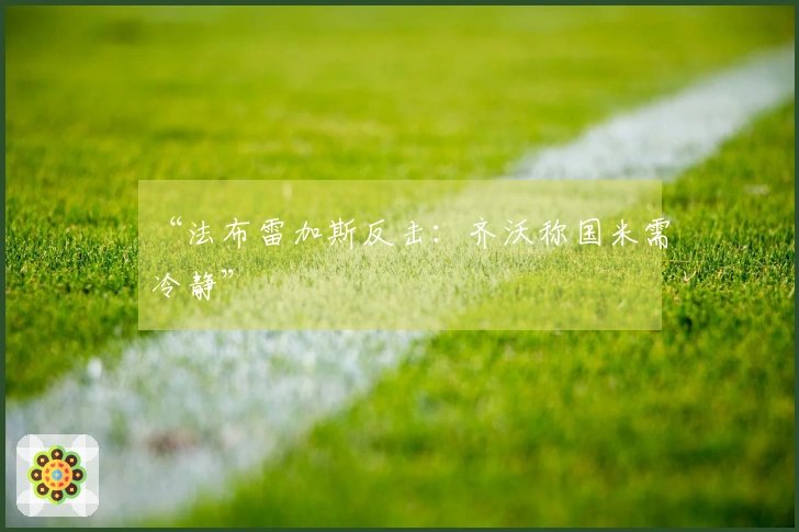 “法布雷加斯反击：齐沃称国米需冷静”